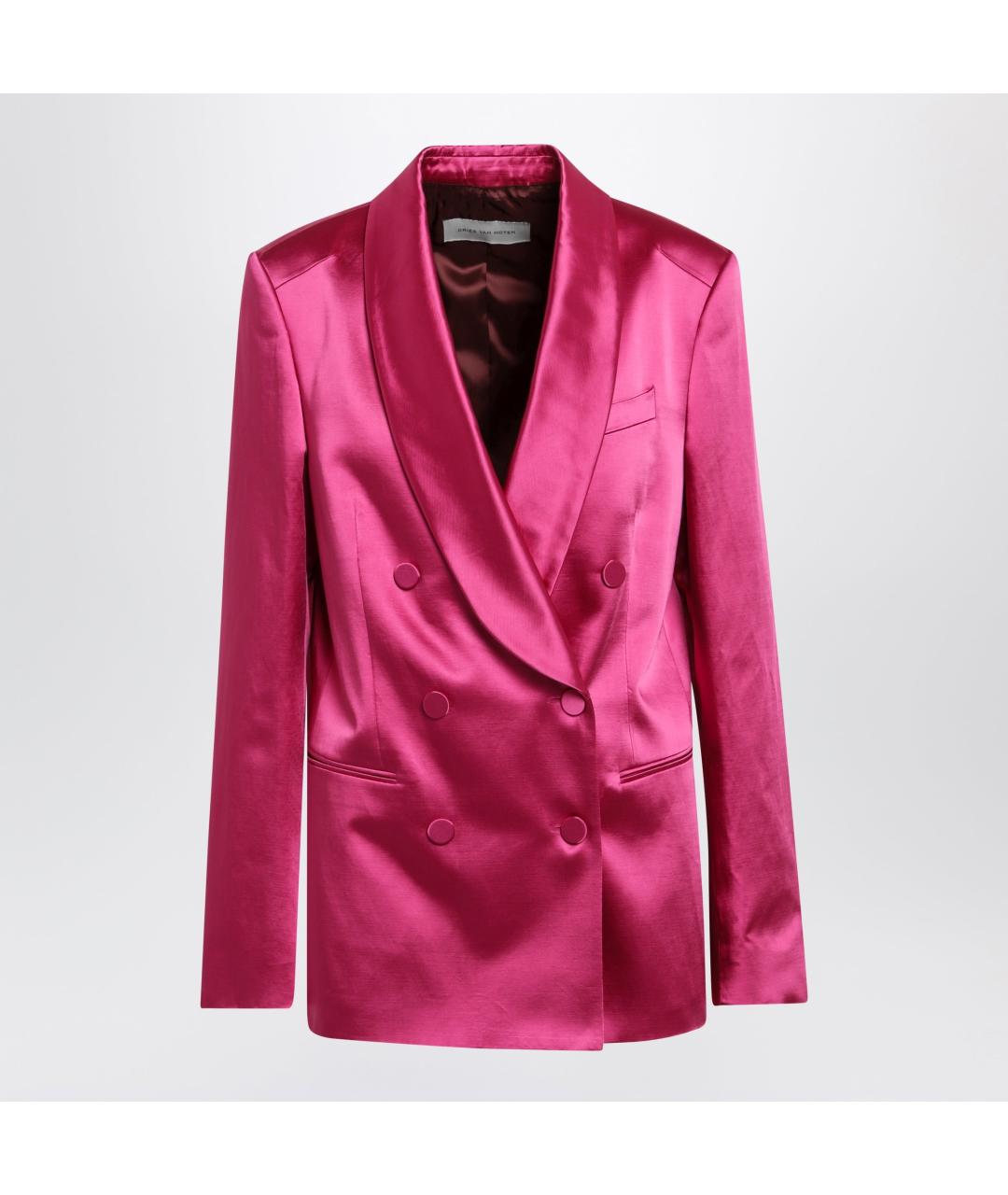 DRIES VAN NOTEN Розовый жакет/пиджак, фото 3