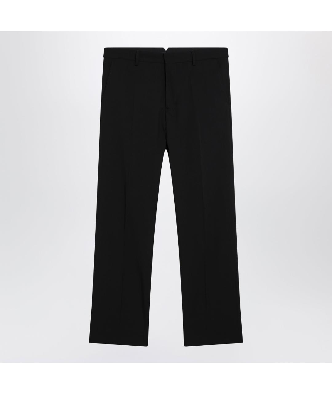 Ami Paris Черные шерстяные повседневные брюки, фото 2