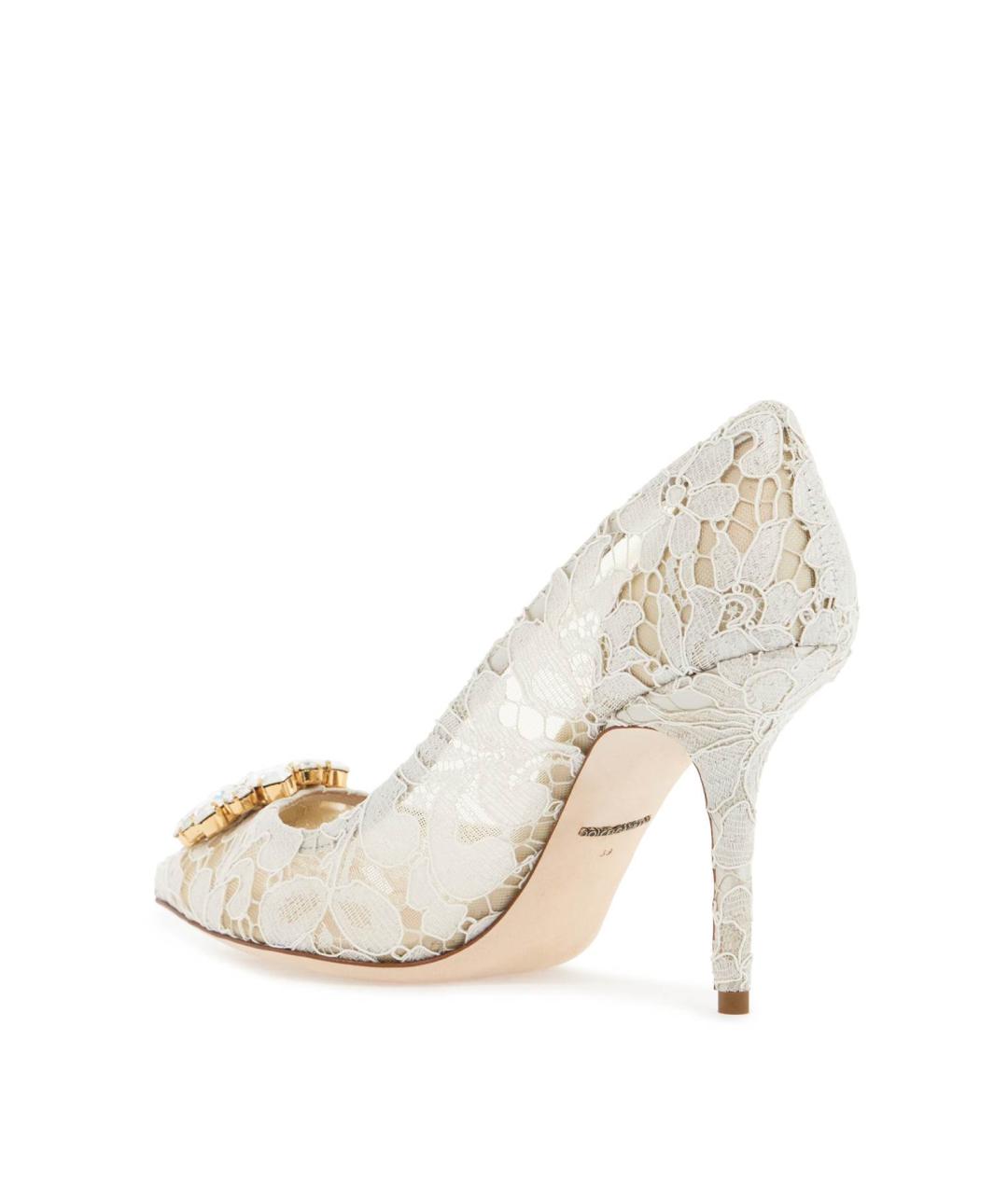 DOLCE&GABBANA Белые туфли, фото 4