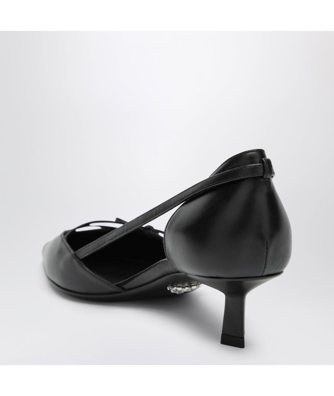 PRADA Черные кожаные туфли, фото 2
