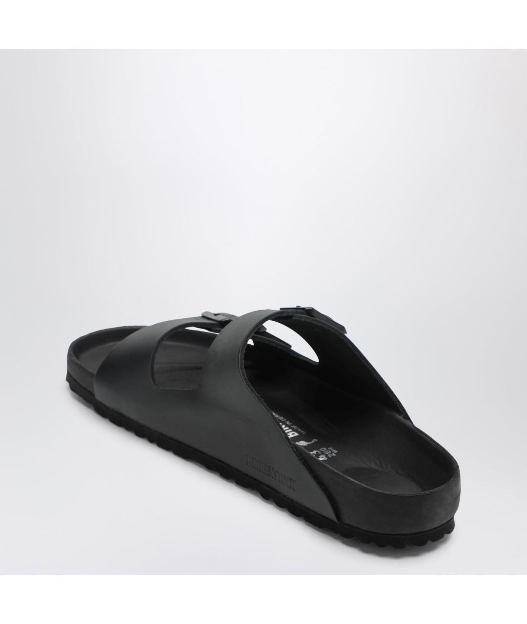 BIRKENSTOCK Черные кожаные сандалии, фото 2