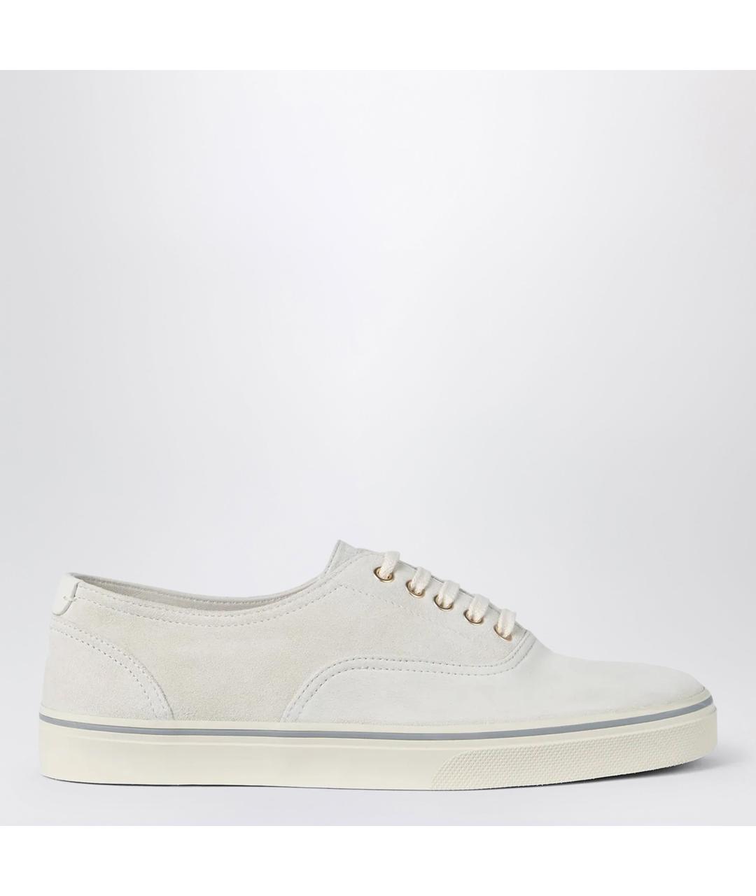 BRUNELLO CUCINELLI Белые низкие кроссовки / кеды, фото 3