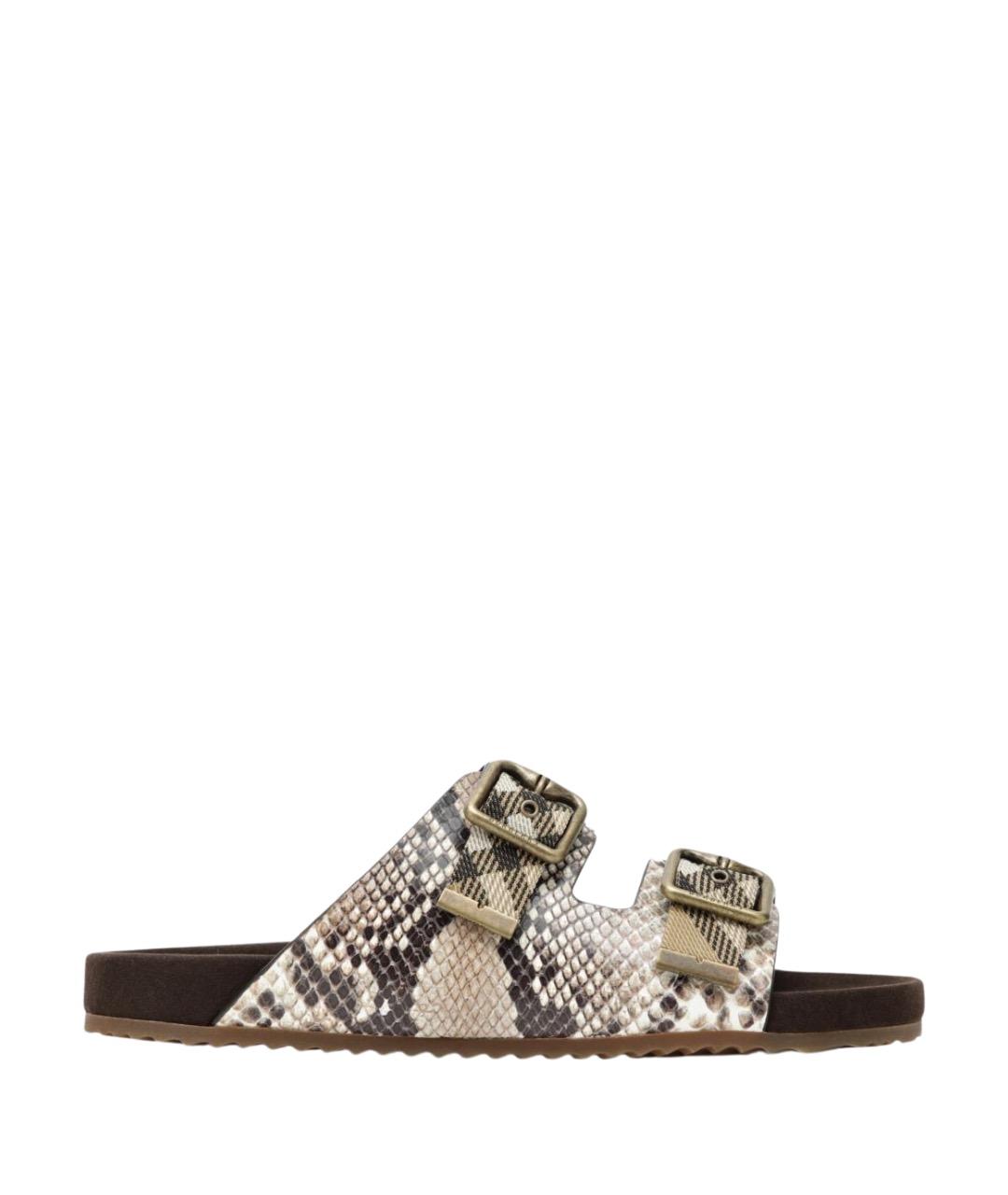 BURBERRY Мульти кожаные сандалии, фото 1