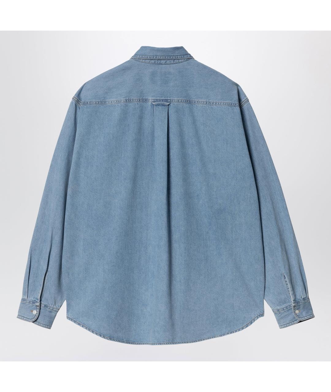 CARHARTT WIP Синяя хлопковая кэжуал рубашка, фото 2