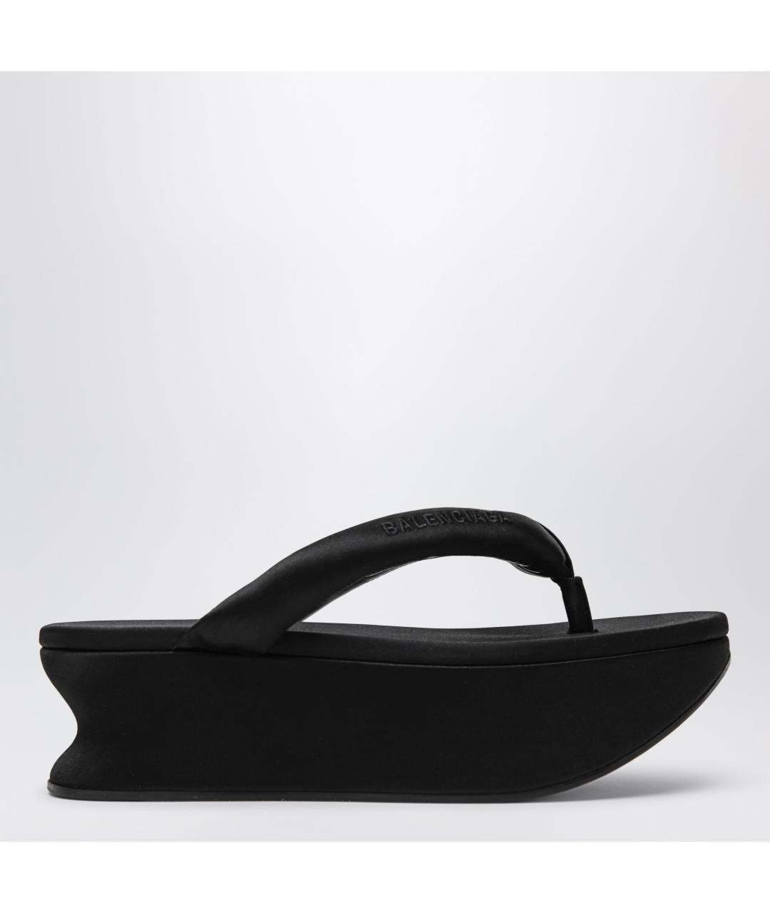 BALENCIAGA Черные сандалии, фото 3