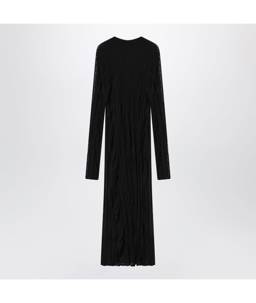 TOTEME Черное вискозное повседневное платье, фото 2