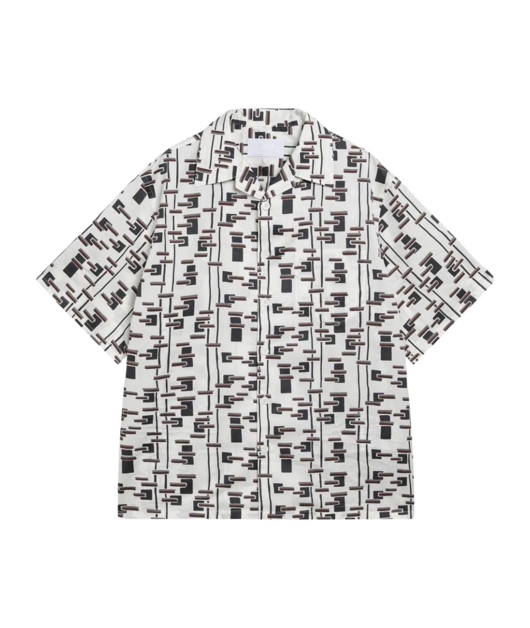 PRADA Мульти шелковая кэжуал рубашка, фото 1