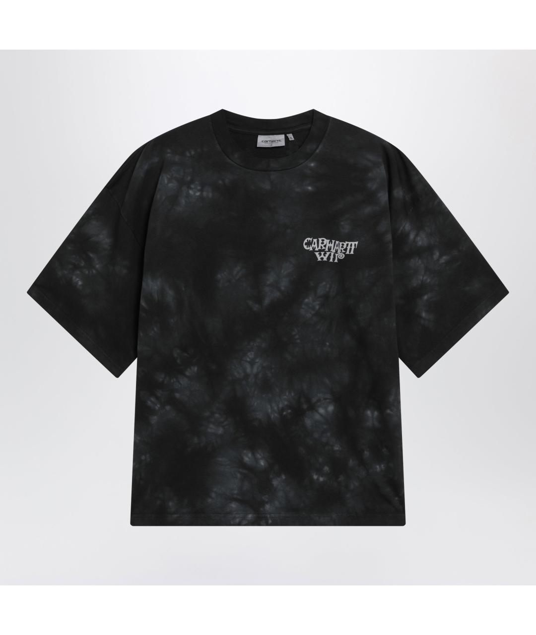 CARHARTT WIP Черная хлопковая футболка, фото 3