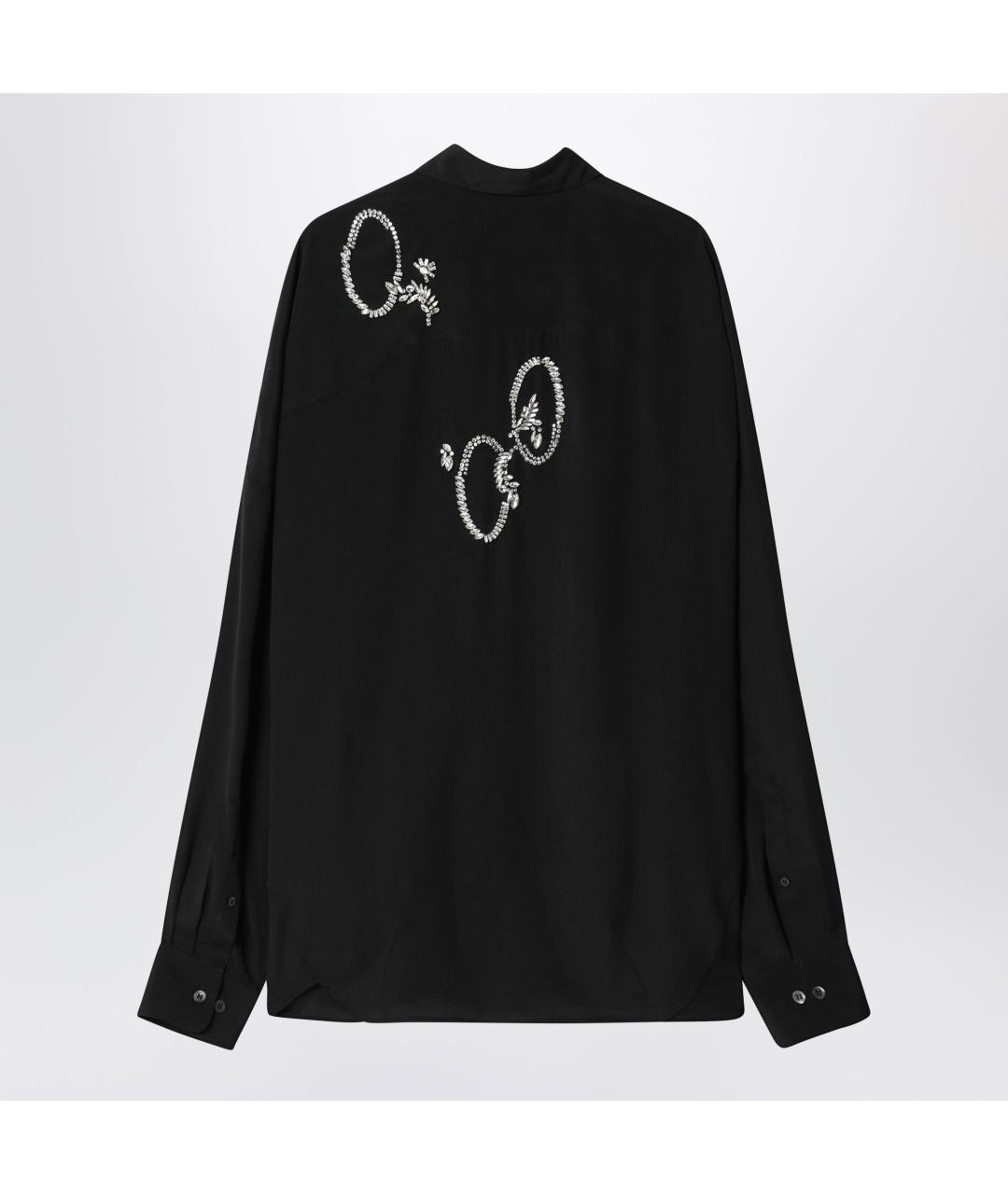 DRIES VAN NOTEN Черная рубашка, фото 2