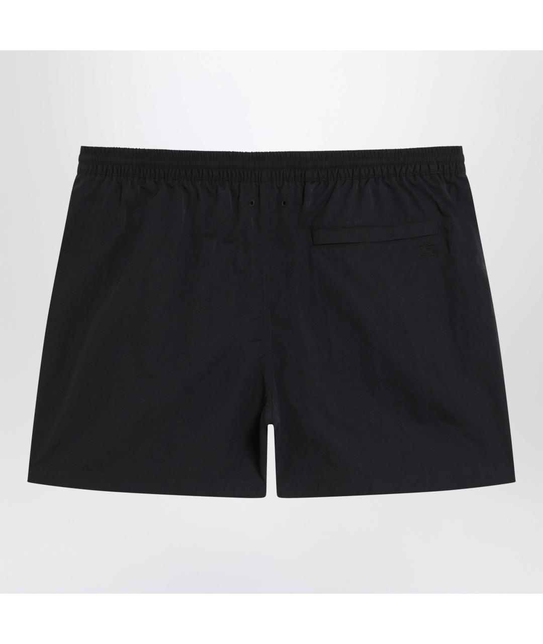 BURBERRY Черные полиамидовые шорты, фото 2