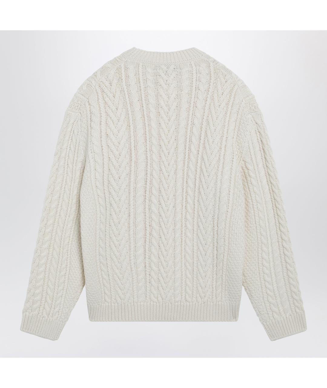 LORO PIANA Бежевый кашемировый джемпер / свитер, фото 2