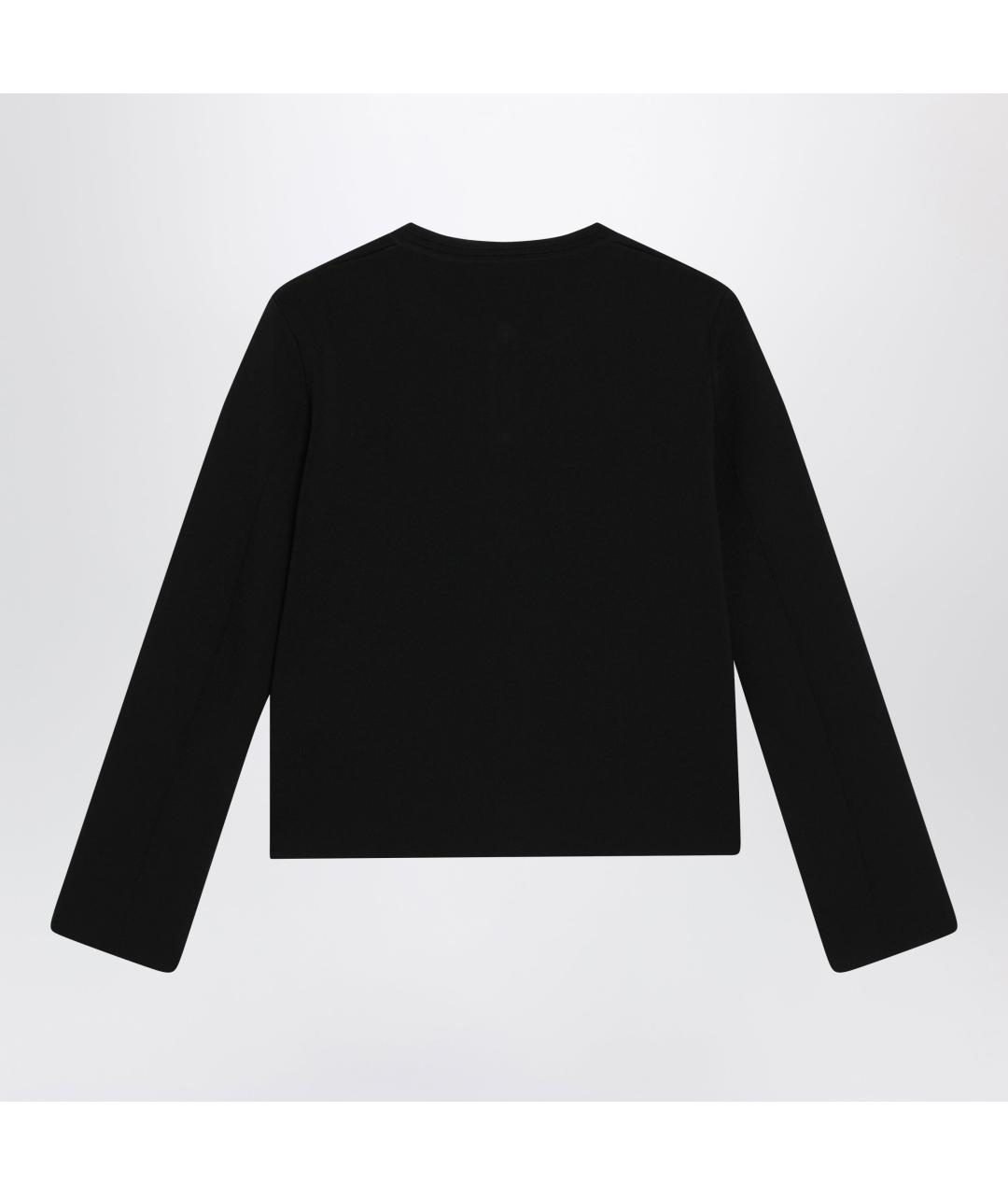 MAX MARA Черный хлопковый кардиган, фото 2