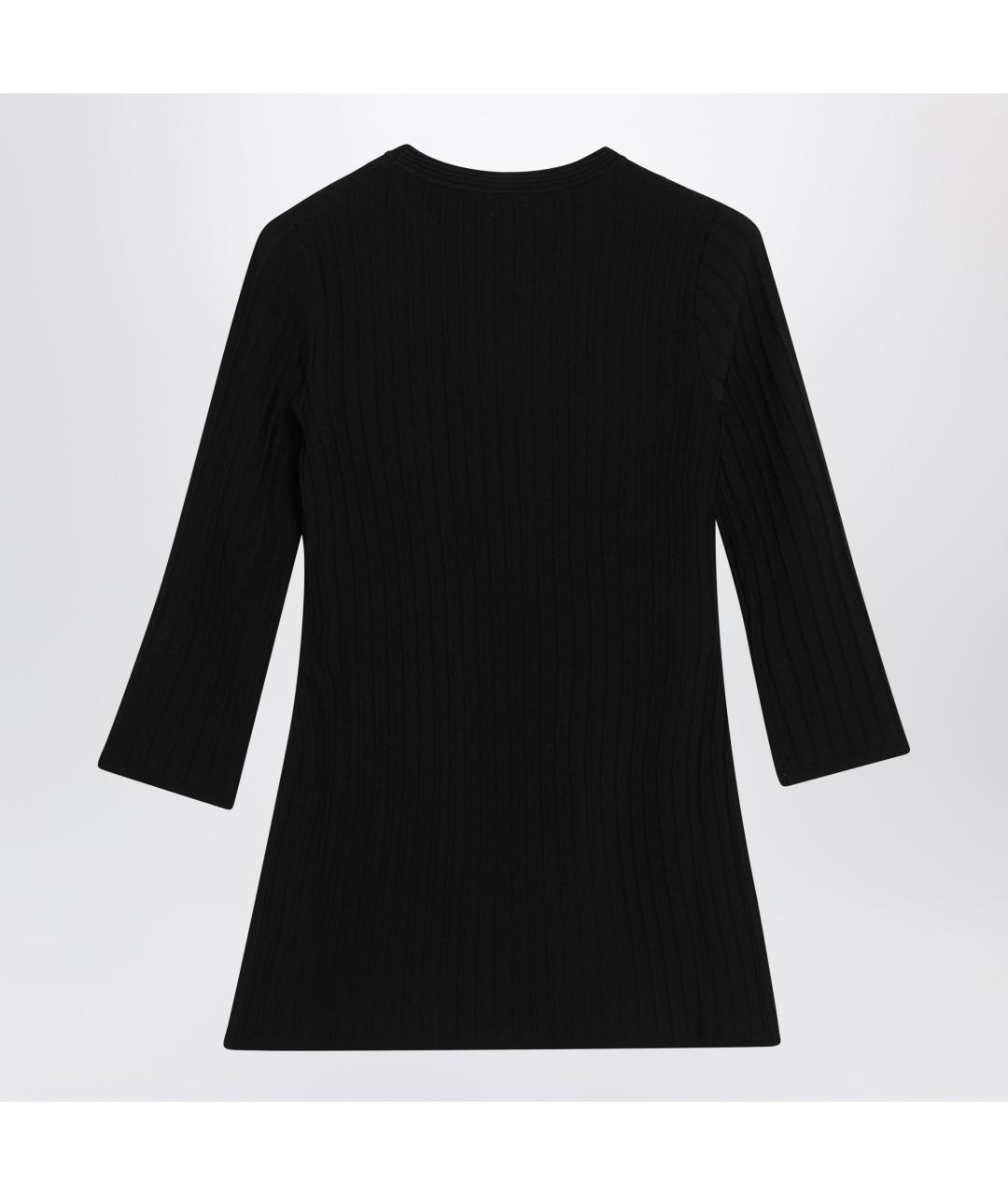 MAX MARA Черный вискозный джемпер / свитер, фото 2