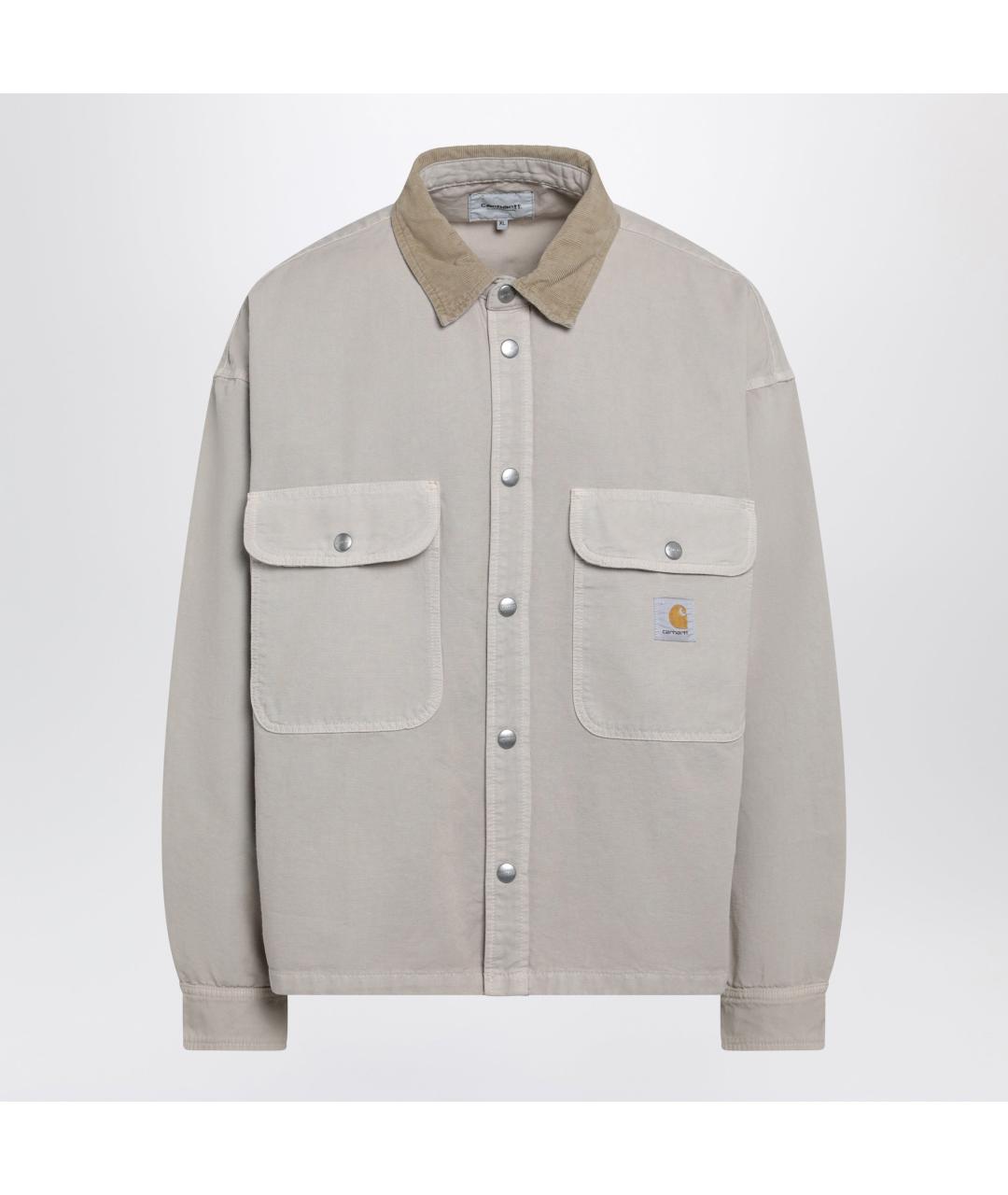 CARHARTT WIP Бежевая хлопковая куртка, фото 3