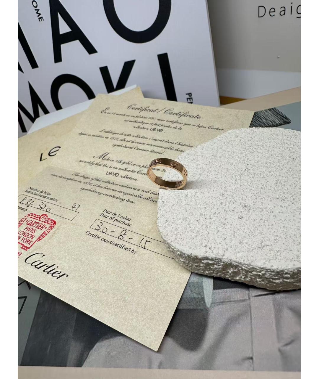 CARTIER Золотое кольцо из розового золота, фото 3