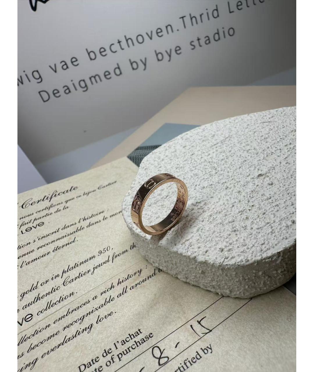 CARTIER Золотое кольцо из розового золота, фото 2