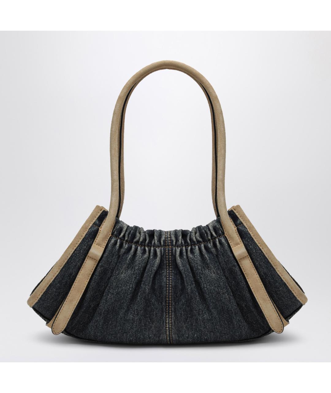 MARC JACOBS Синяя хлопковая сумка через плечо, фото 2