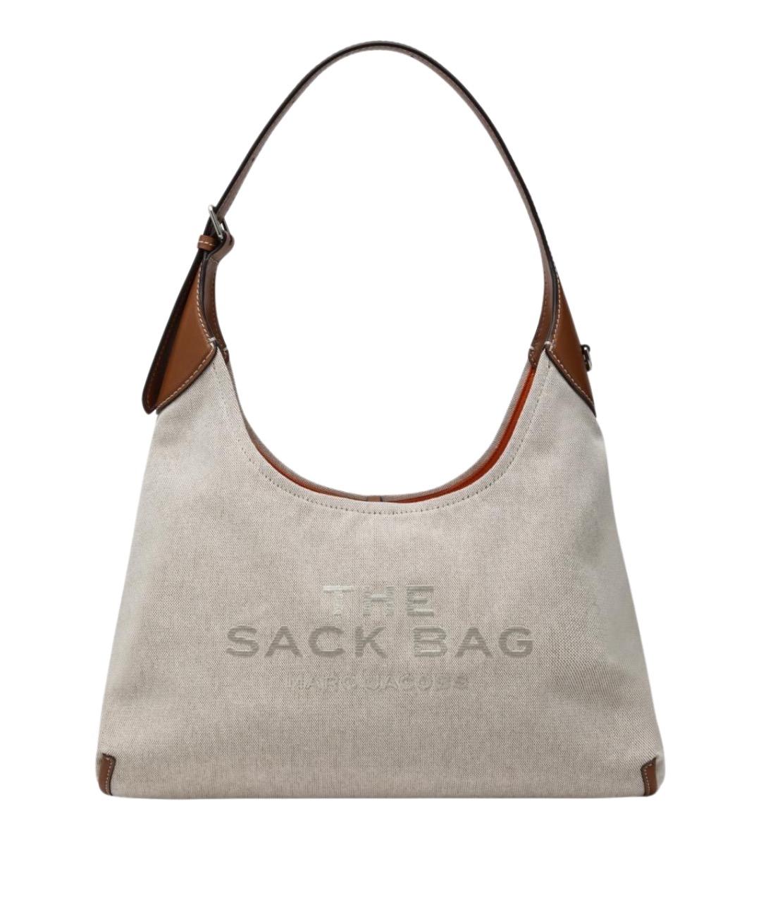MARC JACOBS Бежевая хлопковая сумка с короткими ручками, фото 1