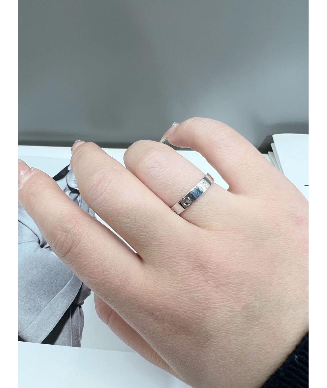 CARTIER Серебряное кольцо из белого золота, фото 4