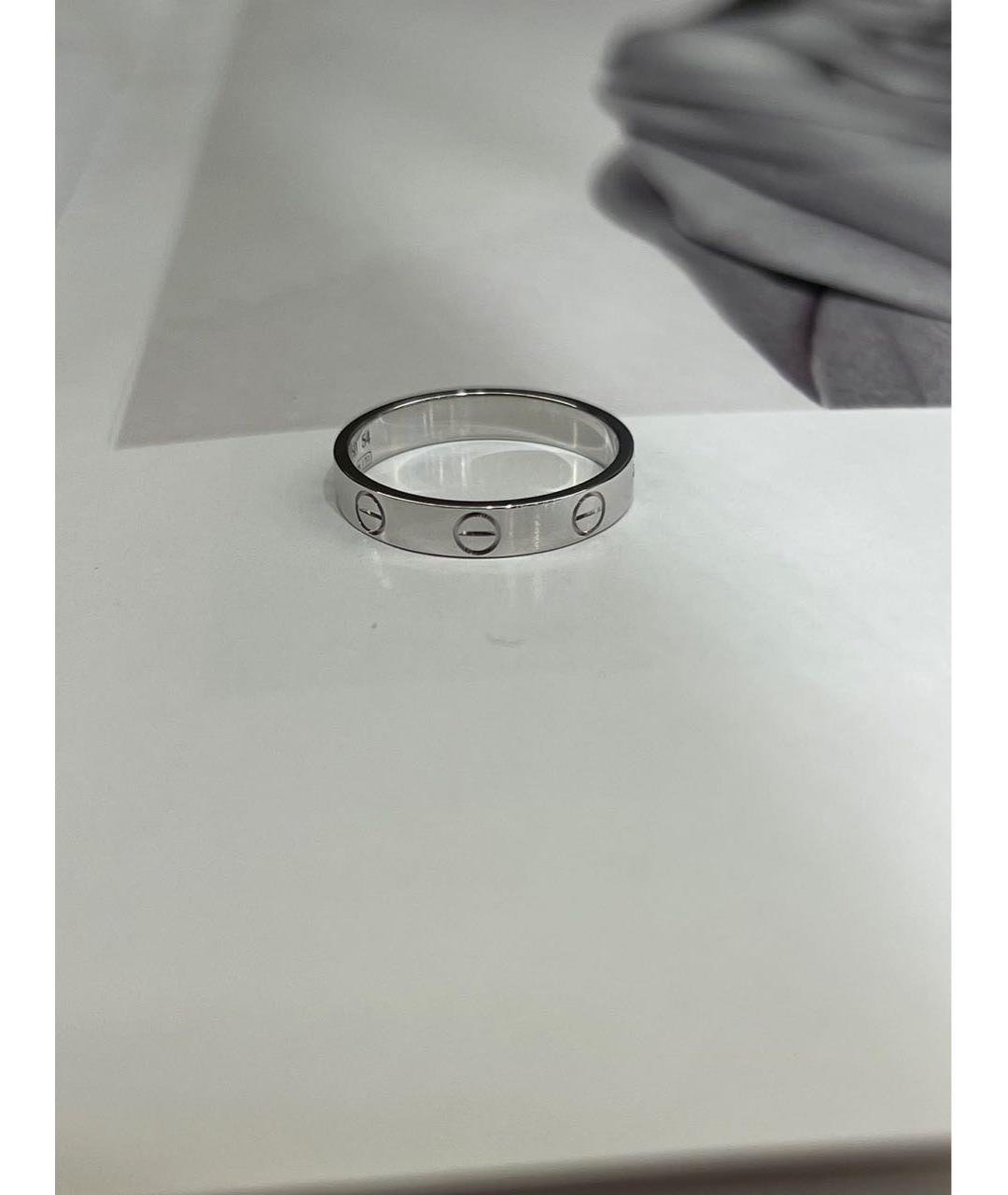 CARTIER Серебряное кольцо из белого золота, фото 5