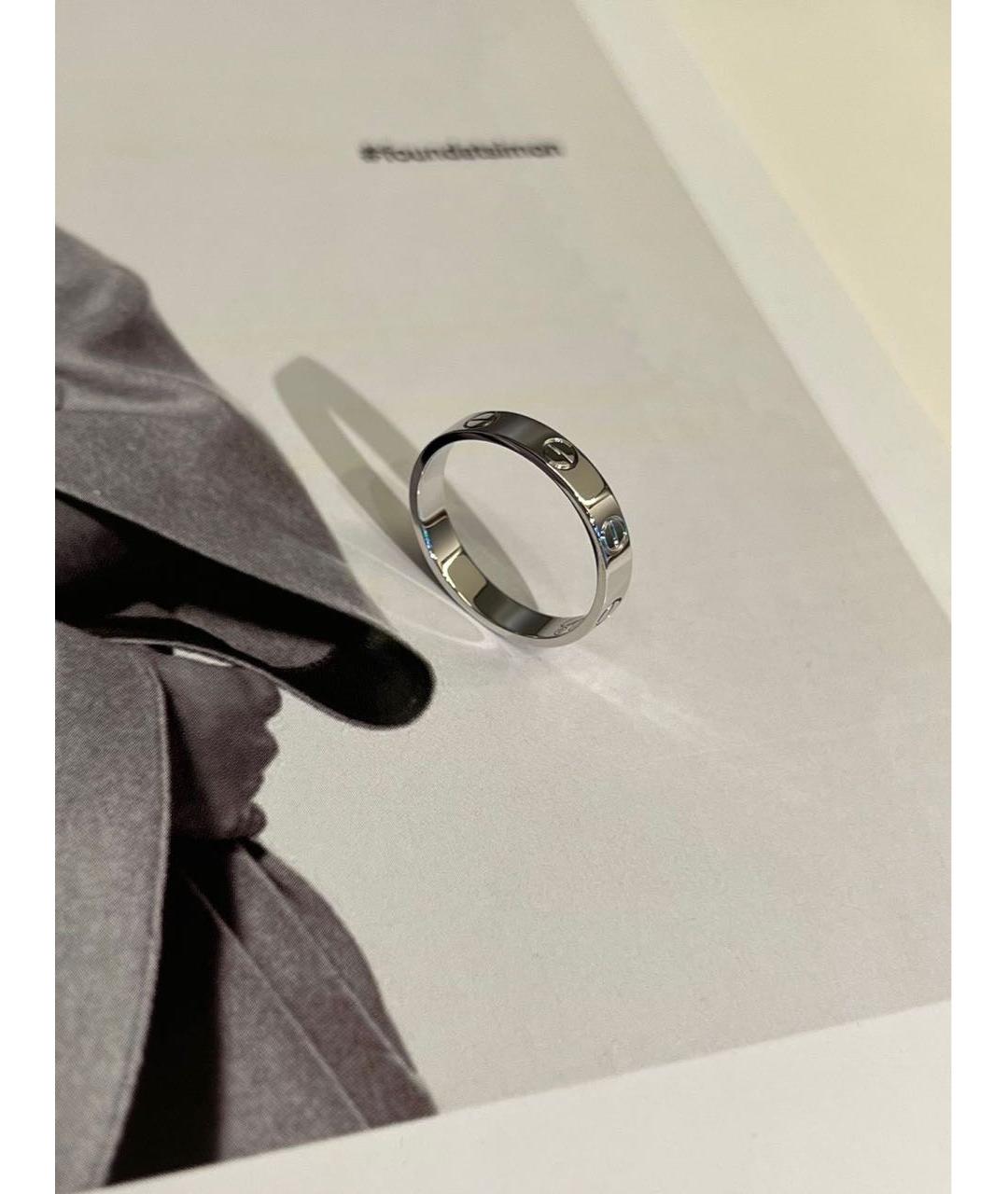 CARTIER Серебряное кольцо из белого золота, фото 3