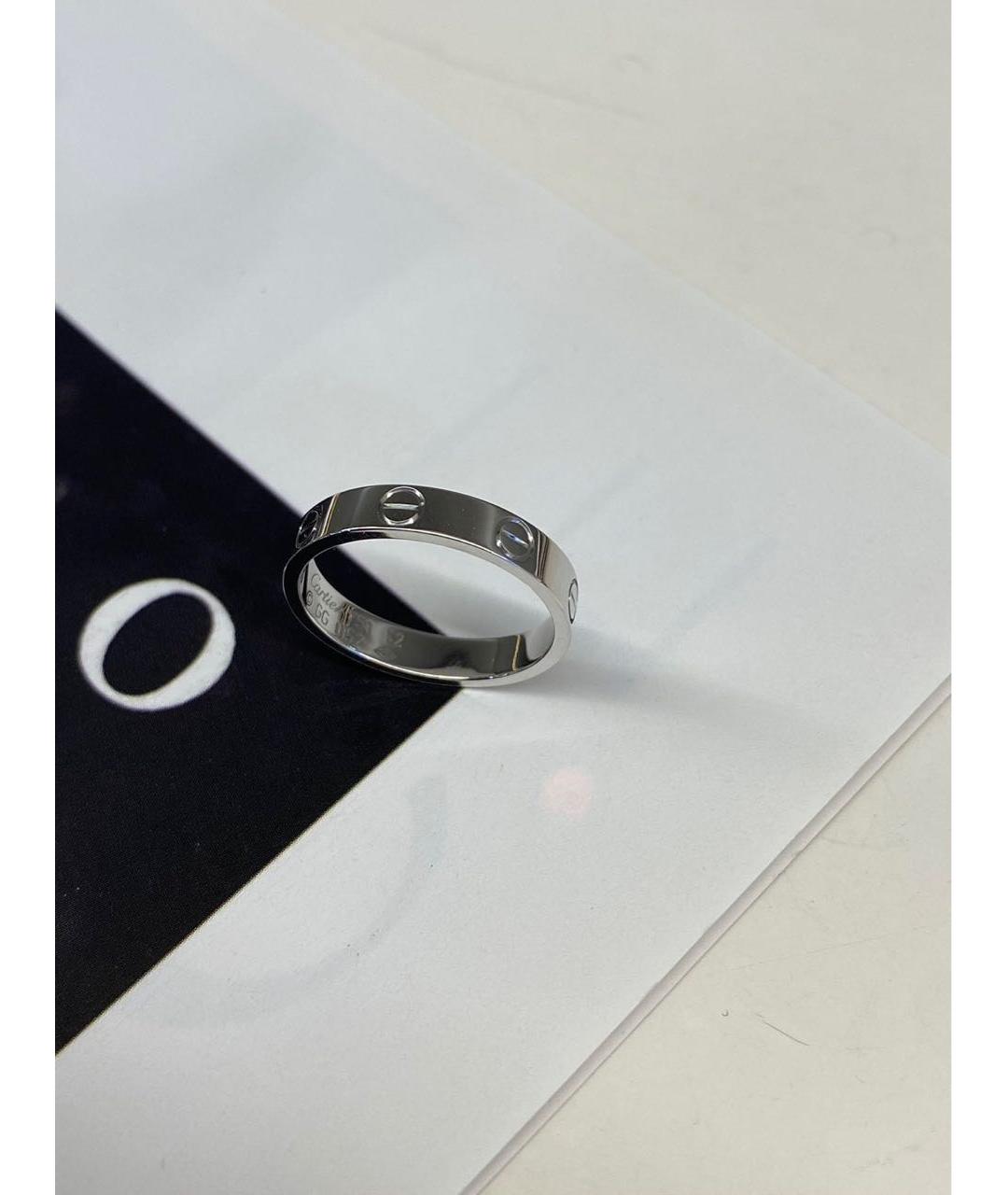 CARTIER Серебряное кольцо из белого золота, фото 3