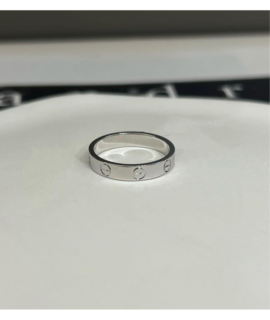 CARTIER Серебряное кольцо из белого золота, фото 6