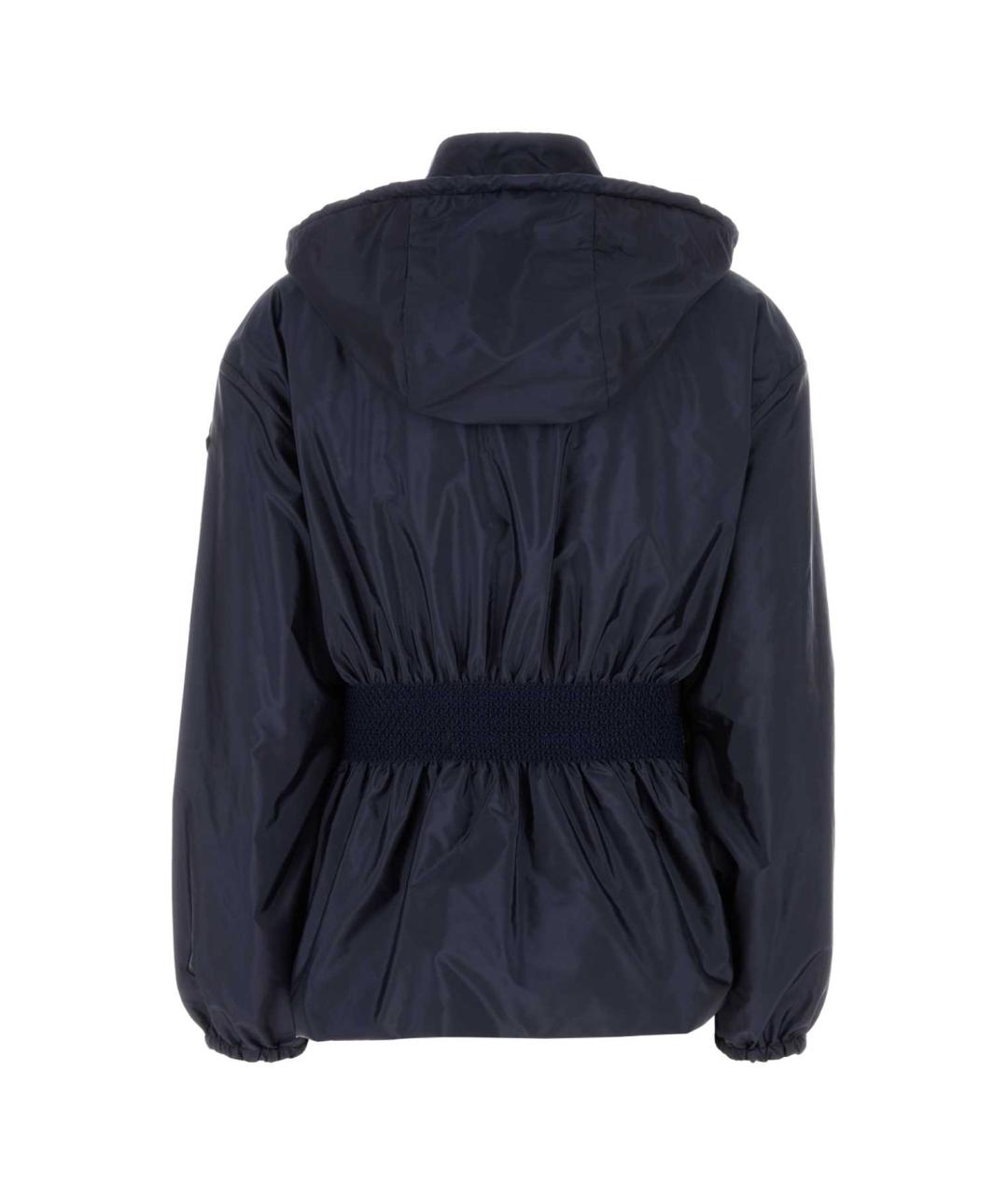 MONCLER Темно-синяя полиамидовая куртка, фото 2