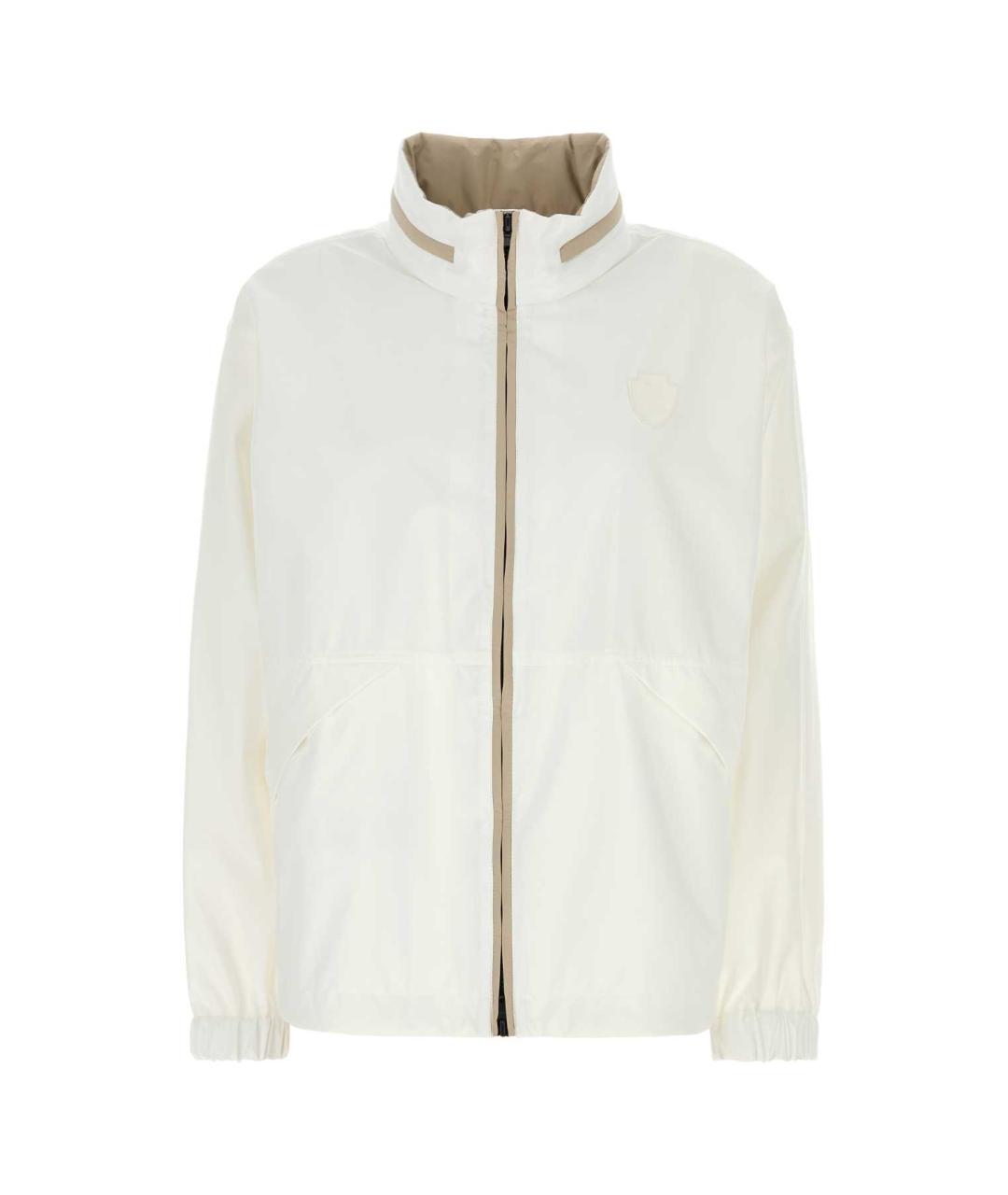 BRUNELLO CUCINELLI Белая полиэстеровая куртка, фото 1