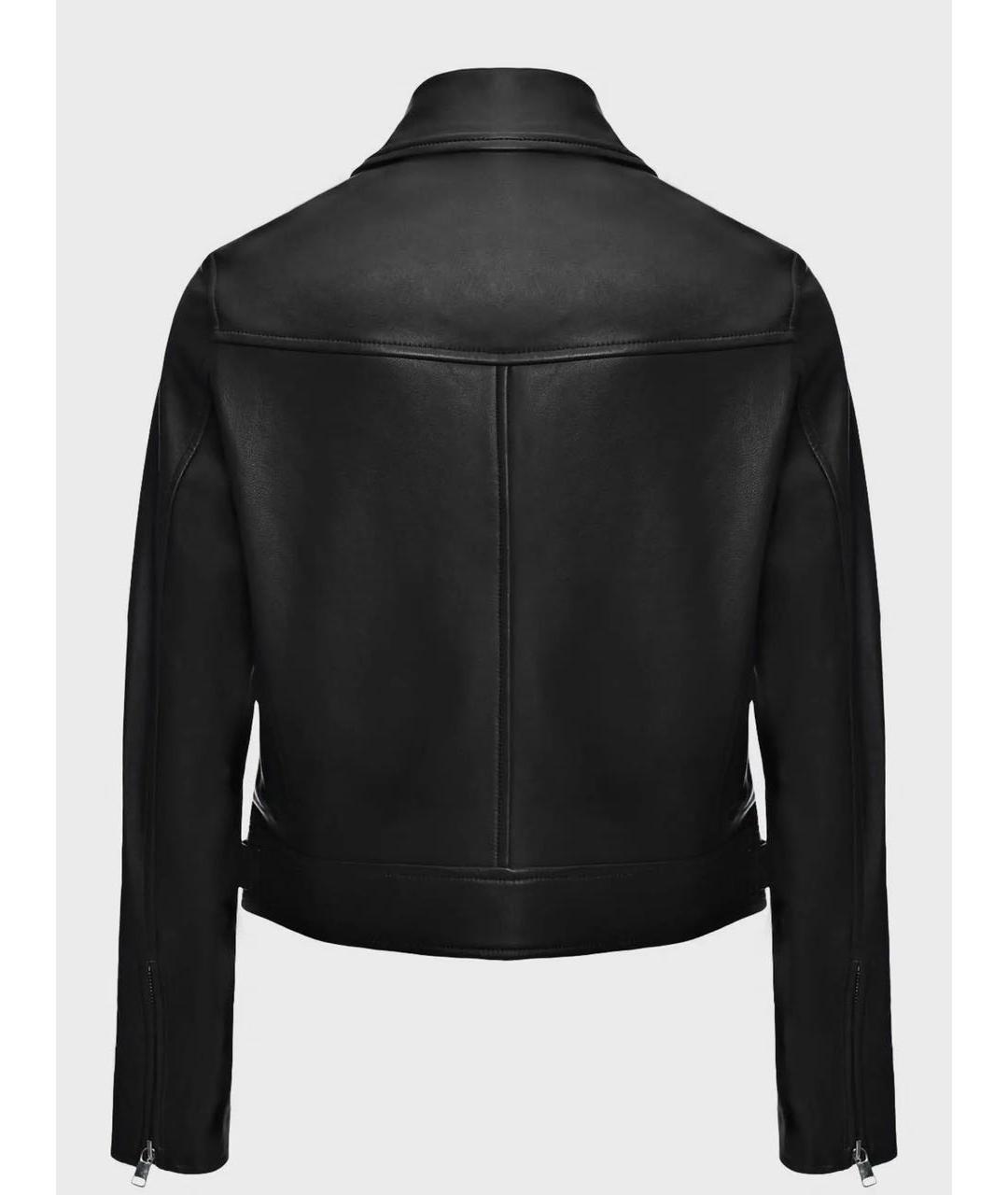 YVES SALOMON Черная кожаная куртка, фото 2
