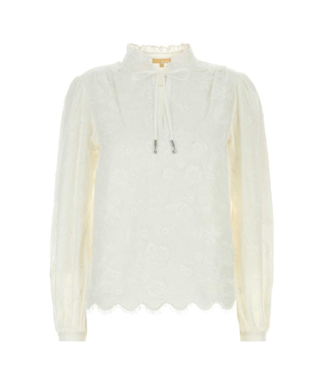 MICHAEL KORS Белая хлопковая блузы, фото 1