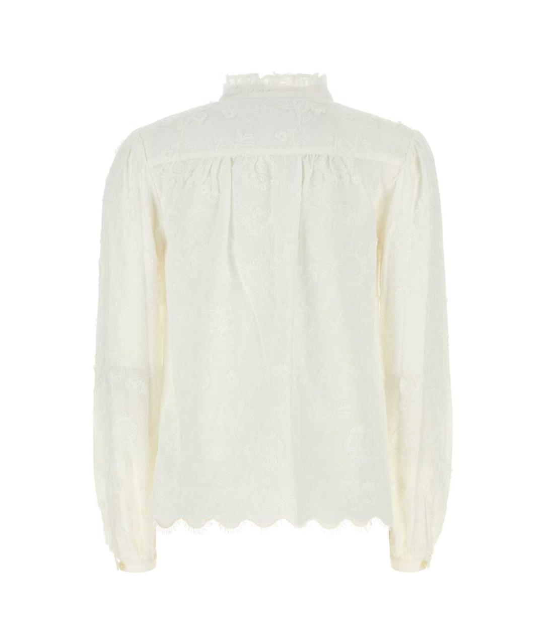 MICHAEL KORS Белая хлопковая блузы, фото 2