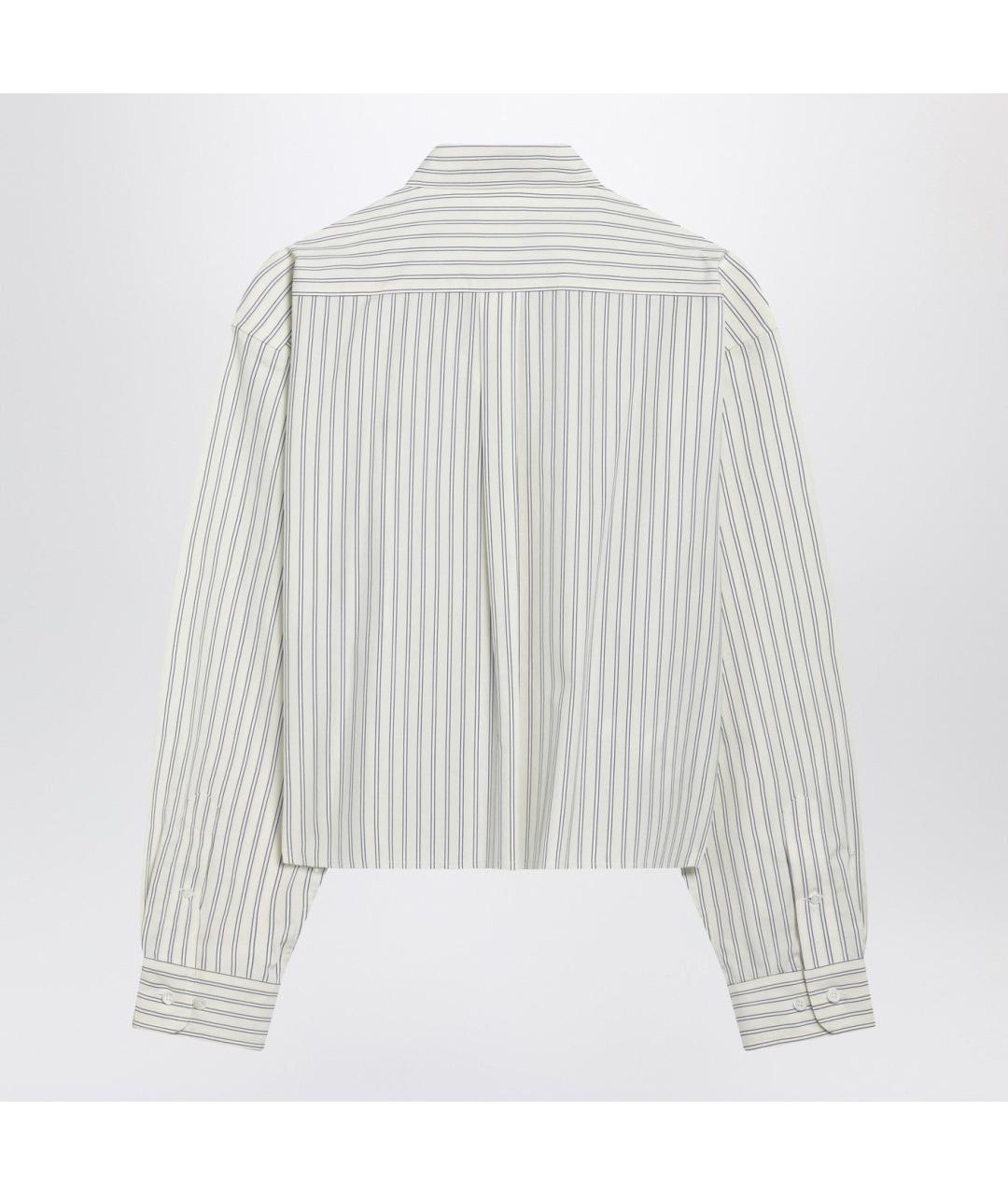 MIU MIU Бежевая хлопковая рубашка, фото 2