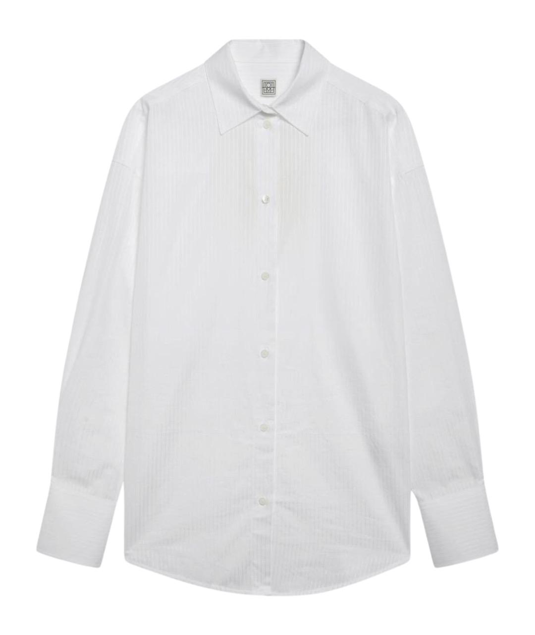 TOTEME Белая хлопковая рубашка, фото 1