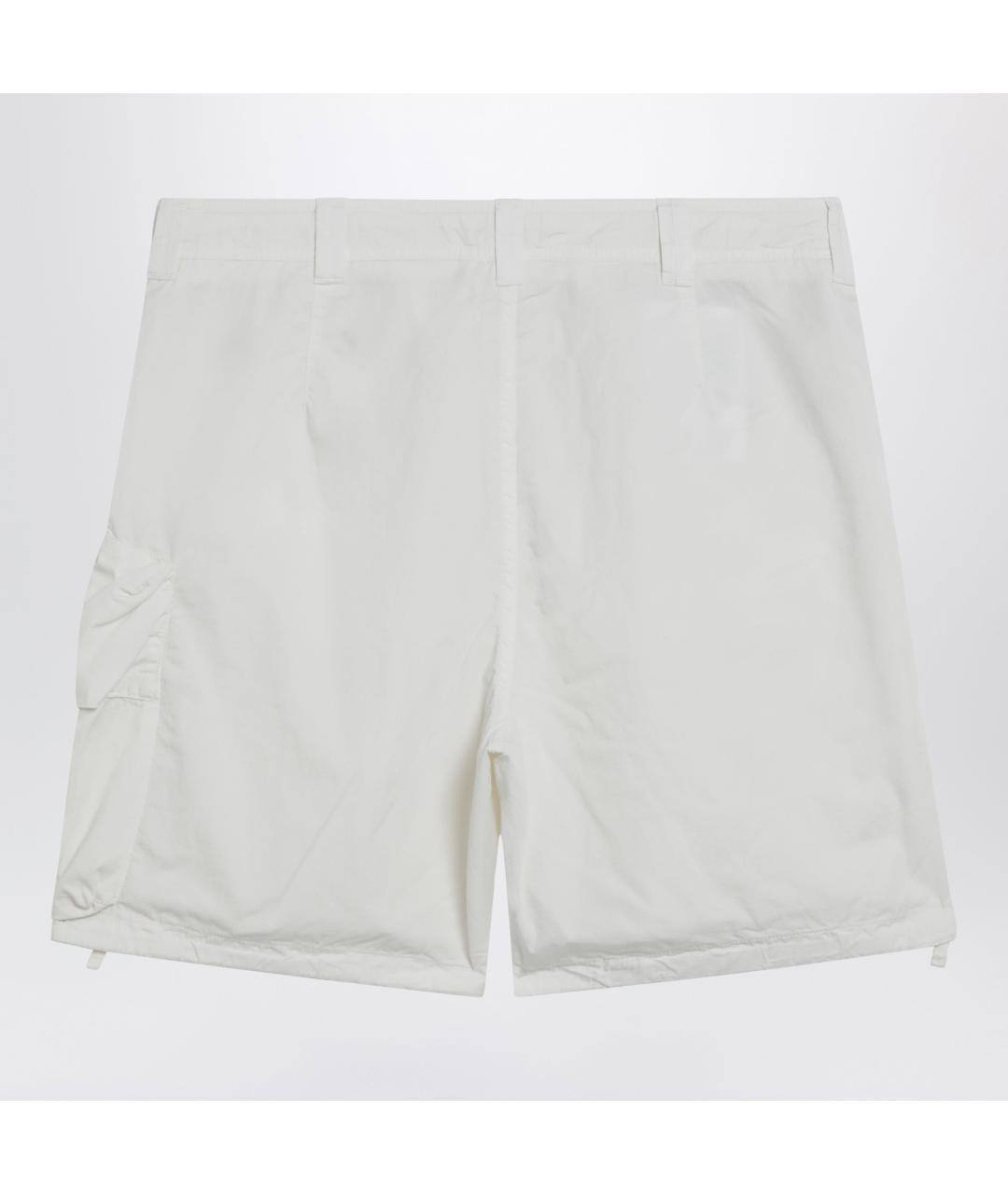 STONE ISLAND Белые хлопковые шорты, фото 3