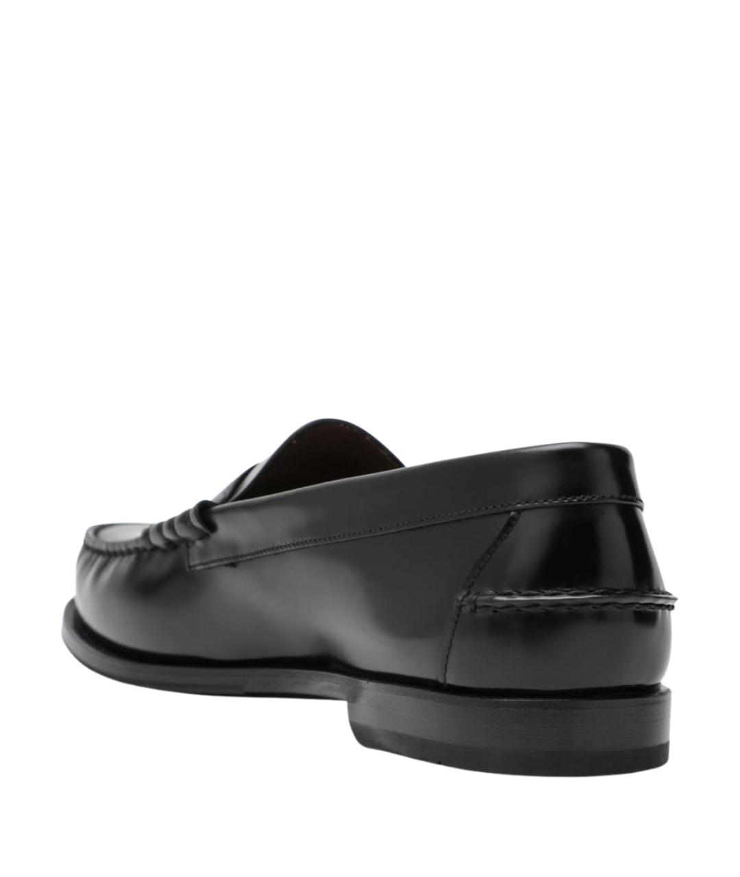 PRADA Черные кожаные лоферы, фото 2