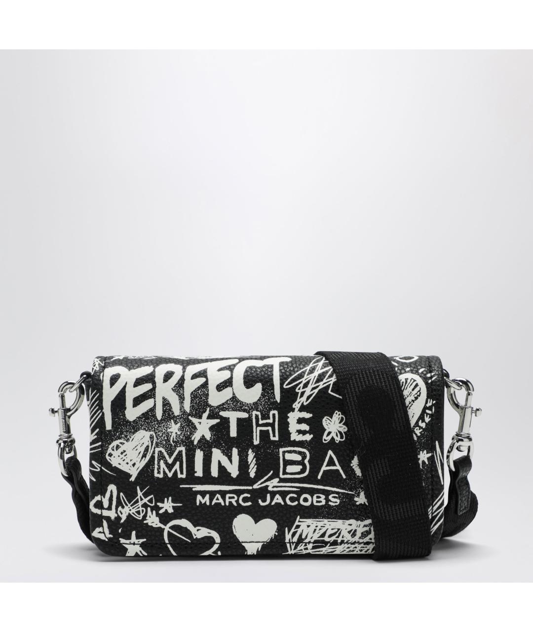 MARC JACOBS Черная кожаная сумка через плечо, фото 3