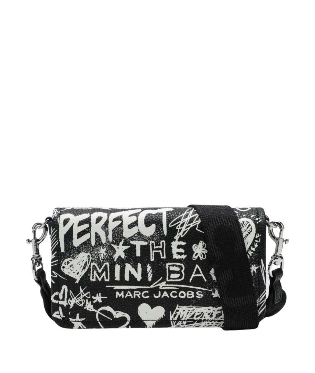 MARC JACOBS Черная кожаная сумка через плечо, фото 1