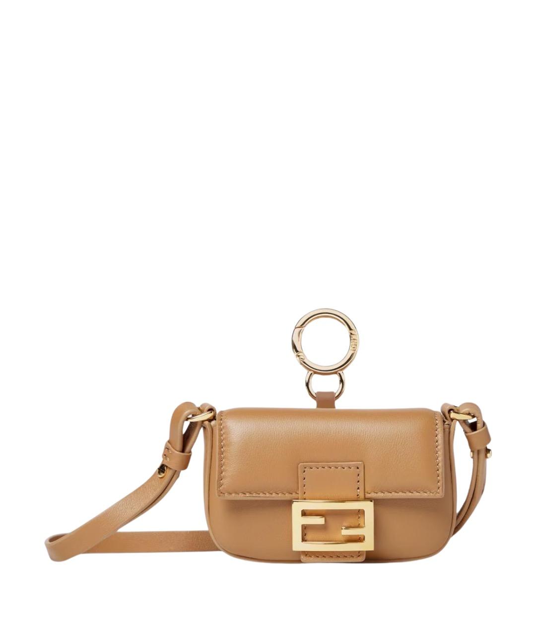 FENDI Кожаная сумка с короткими ручками, фото 1