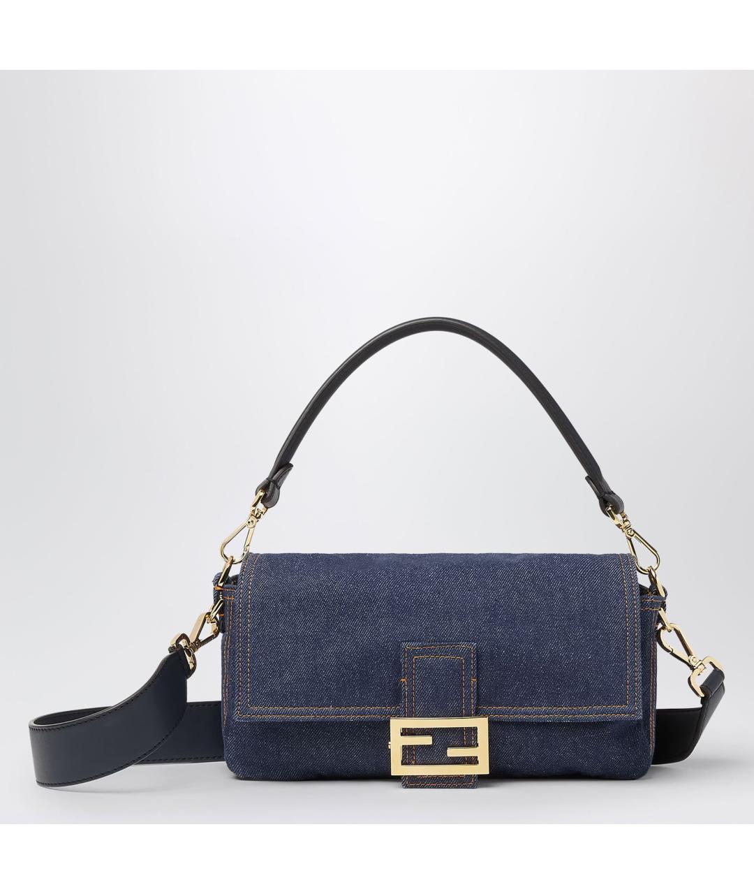 FENDI Синяя сумка через плечо, фото 3