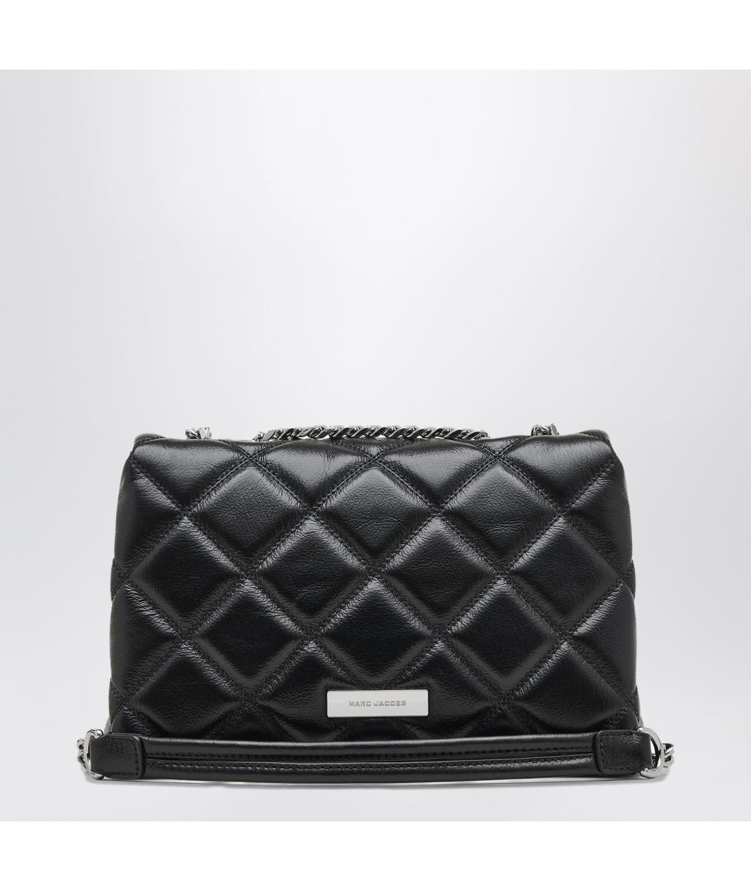 MARC JACOBS Черная кожаная сумка через плечо, фото 2