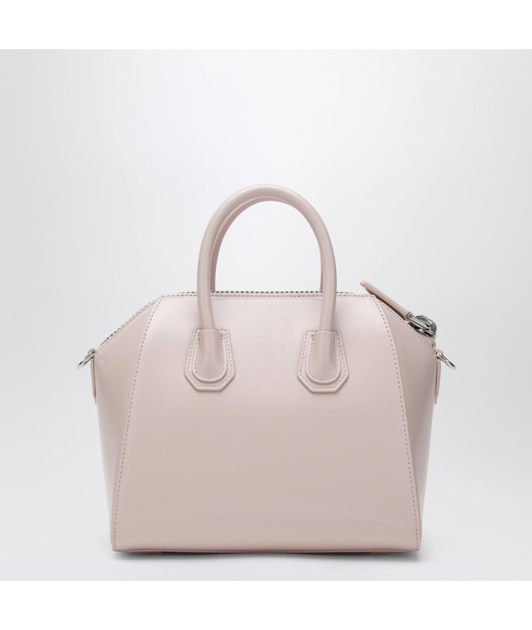 GIVENCHY Розовая кожаная сумка с короткими ручками, фото 2