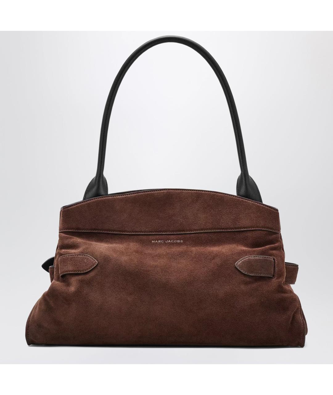 MARC JACOBS Коричневая кожаная сумка с короткими ручками, фото 2