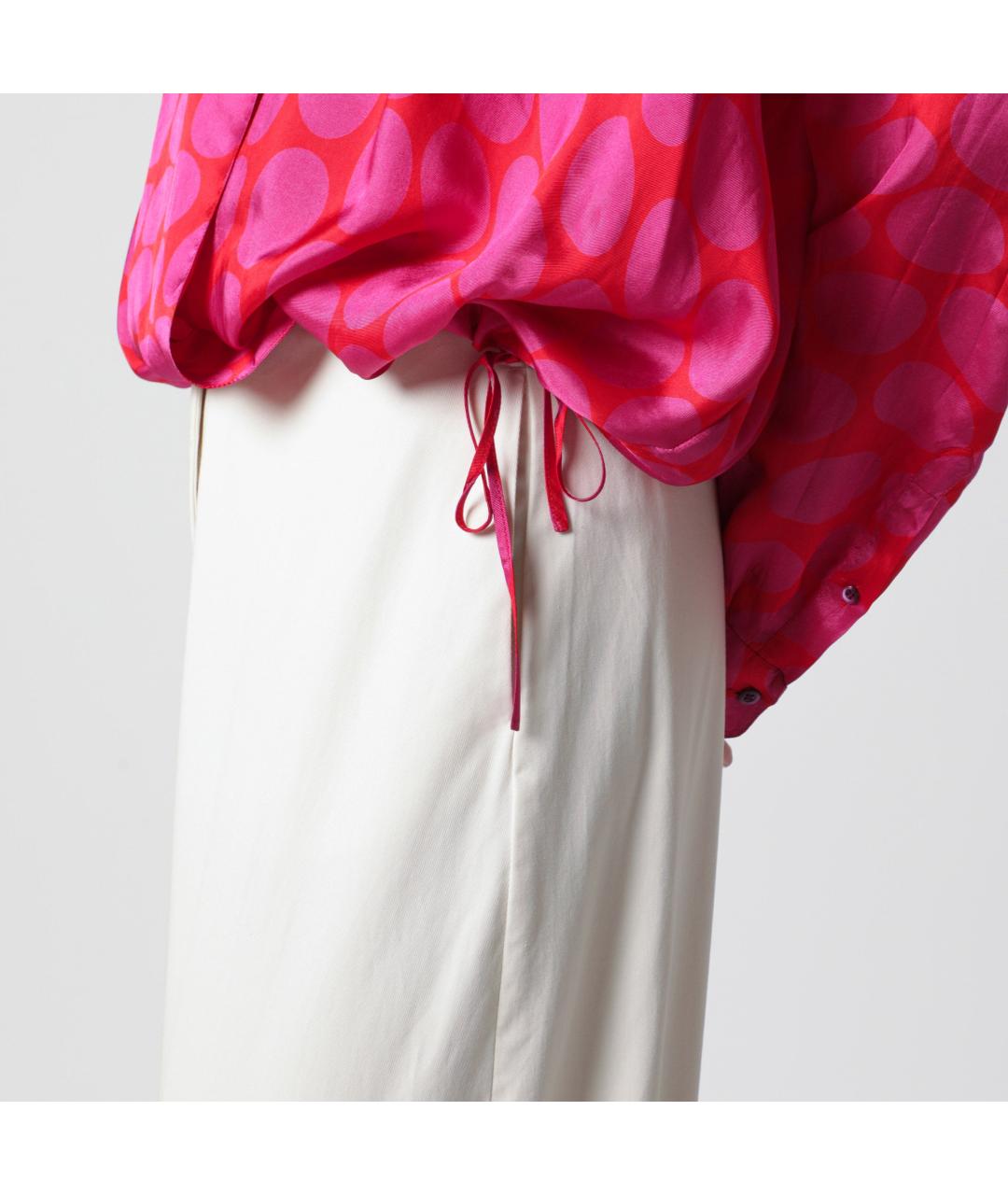 DRIES VAN NOTEN Розовая вискозная рубашка, фото 2