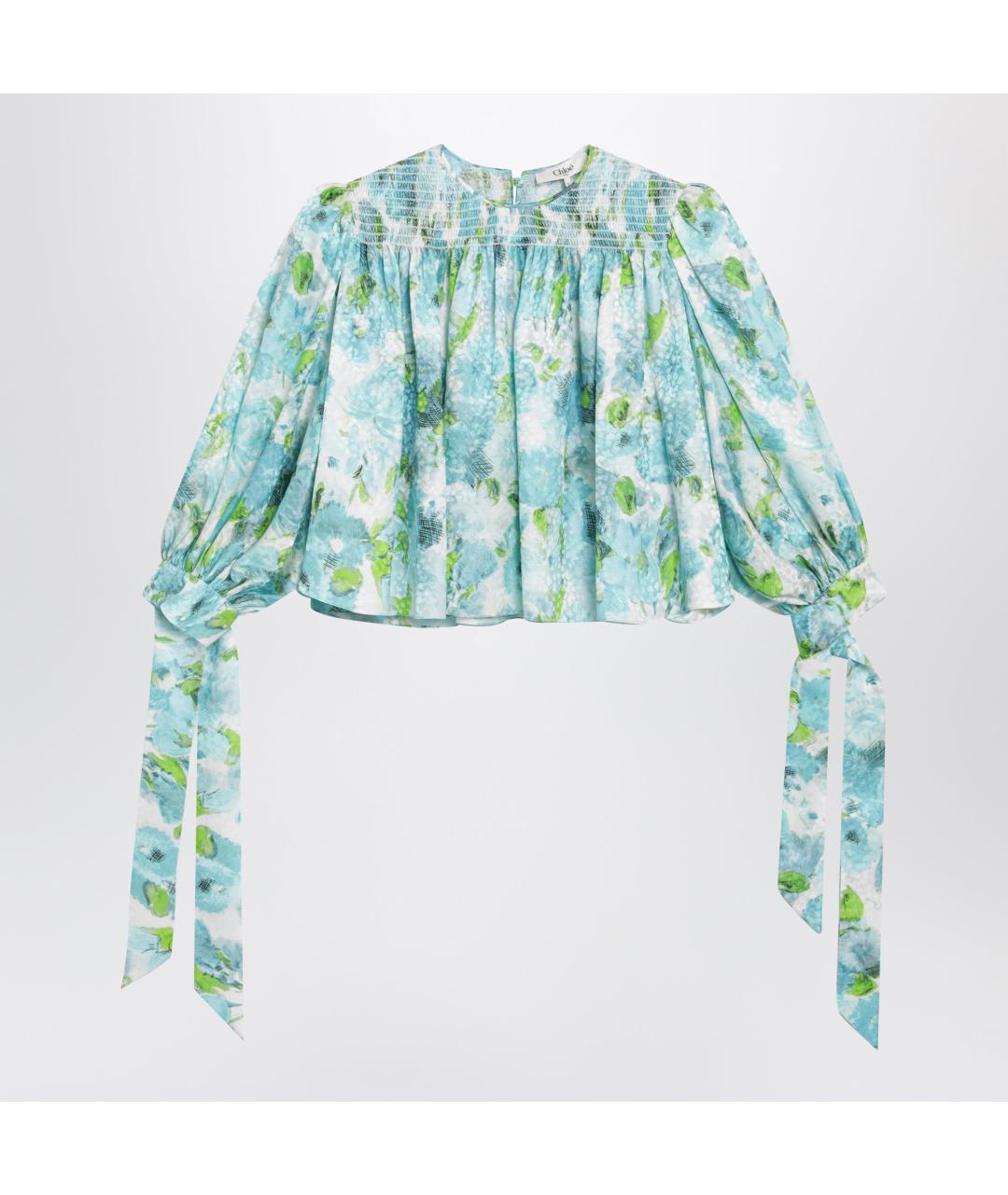 CHLOE Мульти шелковая блузы, фото 2