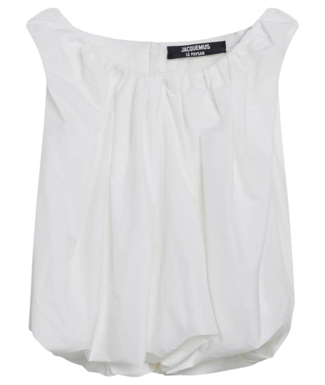 JACQUEMUS Белая майка, фото 1