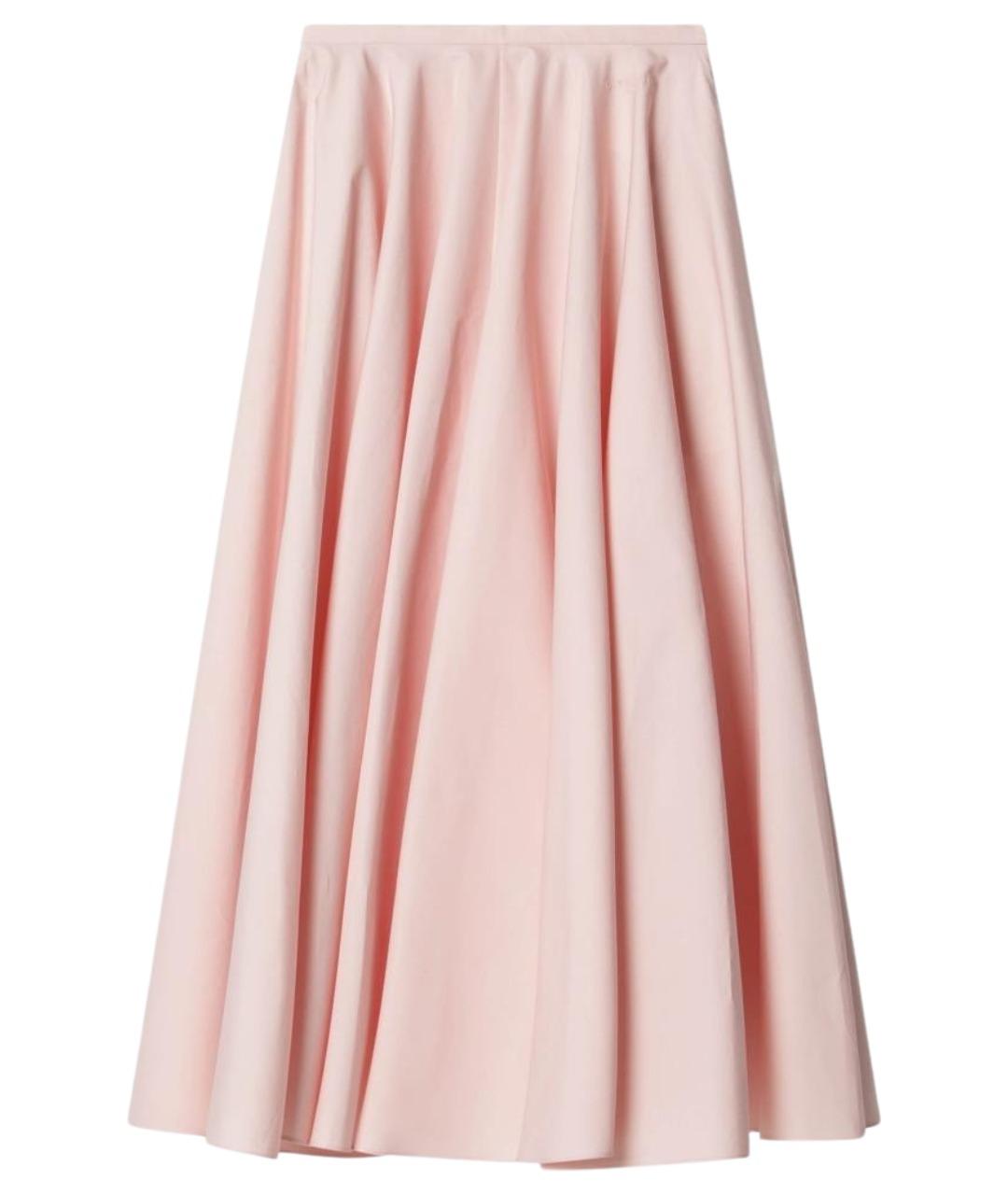GIVENCHY Розовая хлопковая юбка макси, фото 2