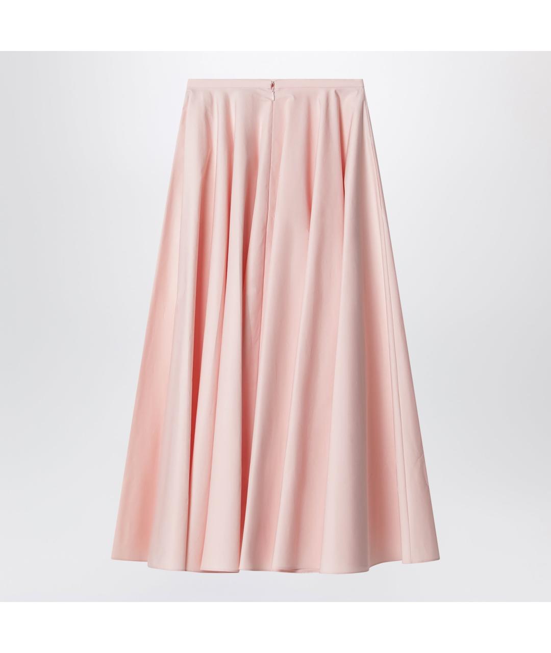 GIVENCHY Розовая хлопковая юбка макси, фото 3