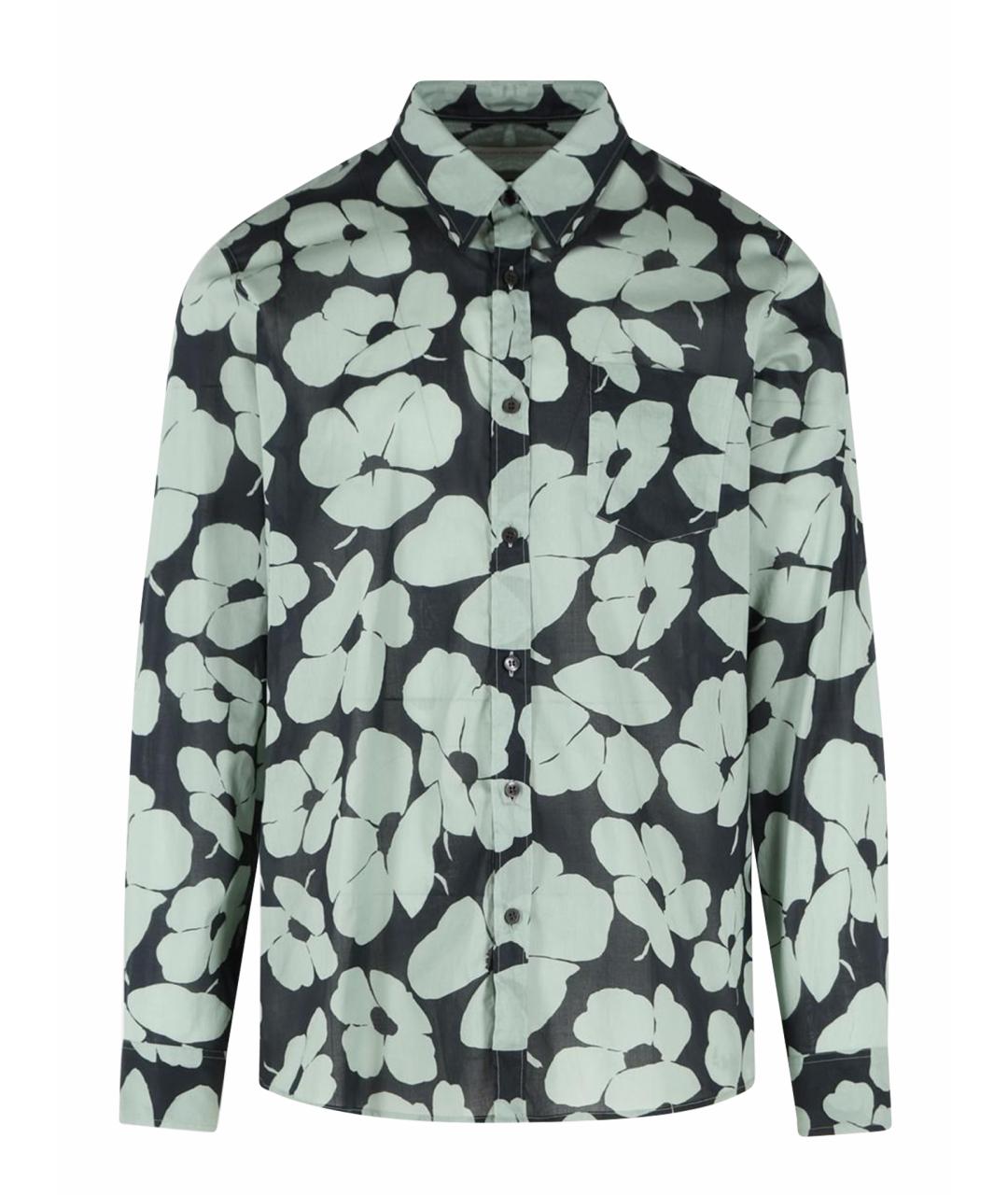 DRIES VAN NOTEN Зеленая хлопковая кэжуал рубашка, фото 1