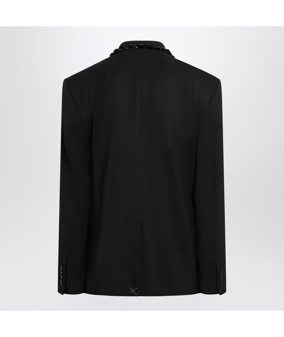 DOLCE&GABBANA Черный шерстяной пиджак, фото 2